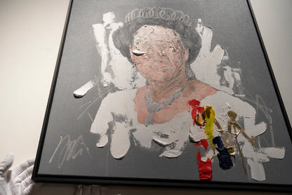 UNTITLED Portrait work (Elizabeth II) contemporary painting art