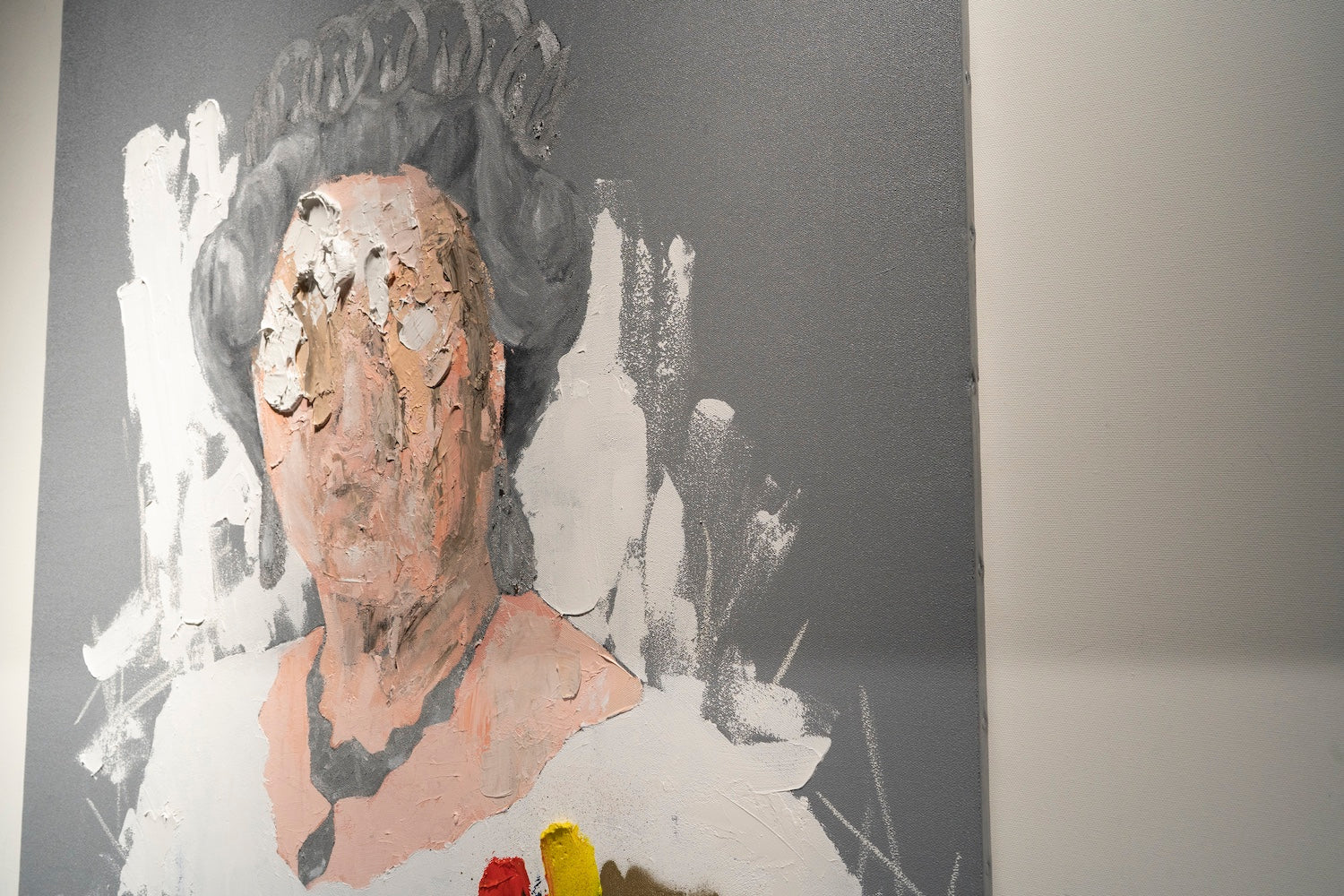 UNTITLED Portrait work (Elizabeth II) contemporary painting art