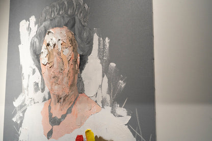 UNTITLED Portrait work (Elizabeth II) contemporary painting art