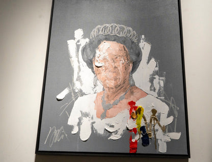 UNTITLED Portrait work (Elizabeth II) contemporary painting art