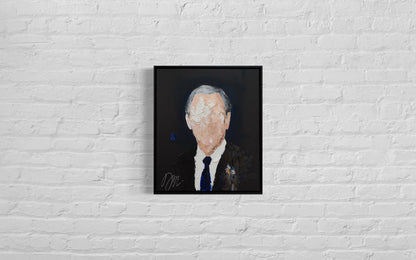 UNTITLED Portrait work (George W Bush) contemporary painting art