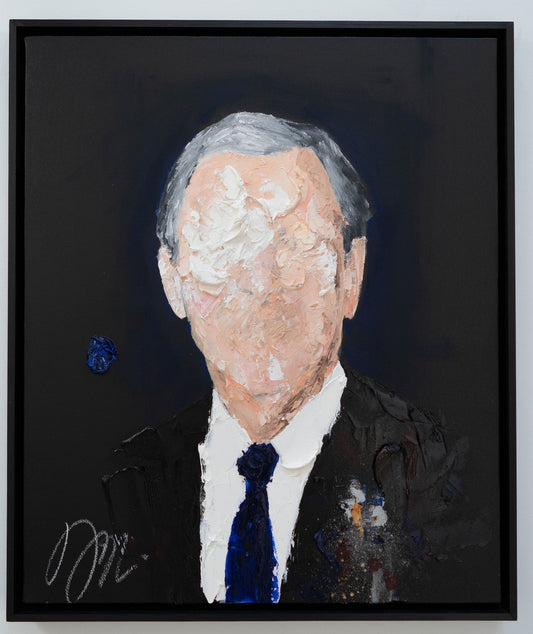 UNTITLED Portrait work (George W Bush) contemporary painting art