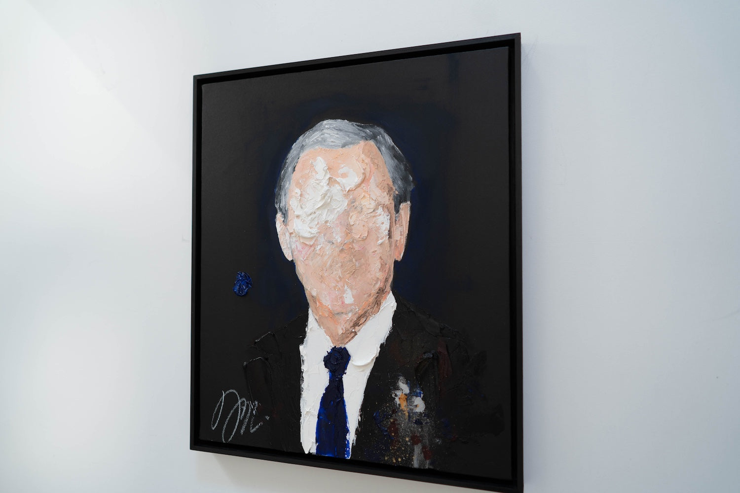 UNTITLED Portrait work (George W Bush) contemporary painting art
