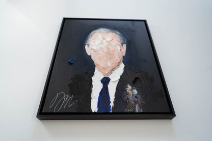 UNTITLED Portrait work (George W Bush) contemporary painting art