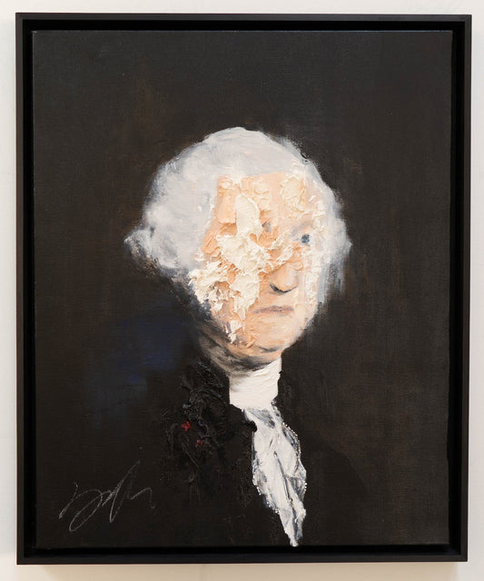 UNTITLED Portrait work(George Washington) contemporary painting art