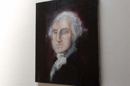 UNTITLED Portrait work (George Washington) contemporary painting art