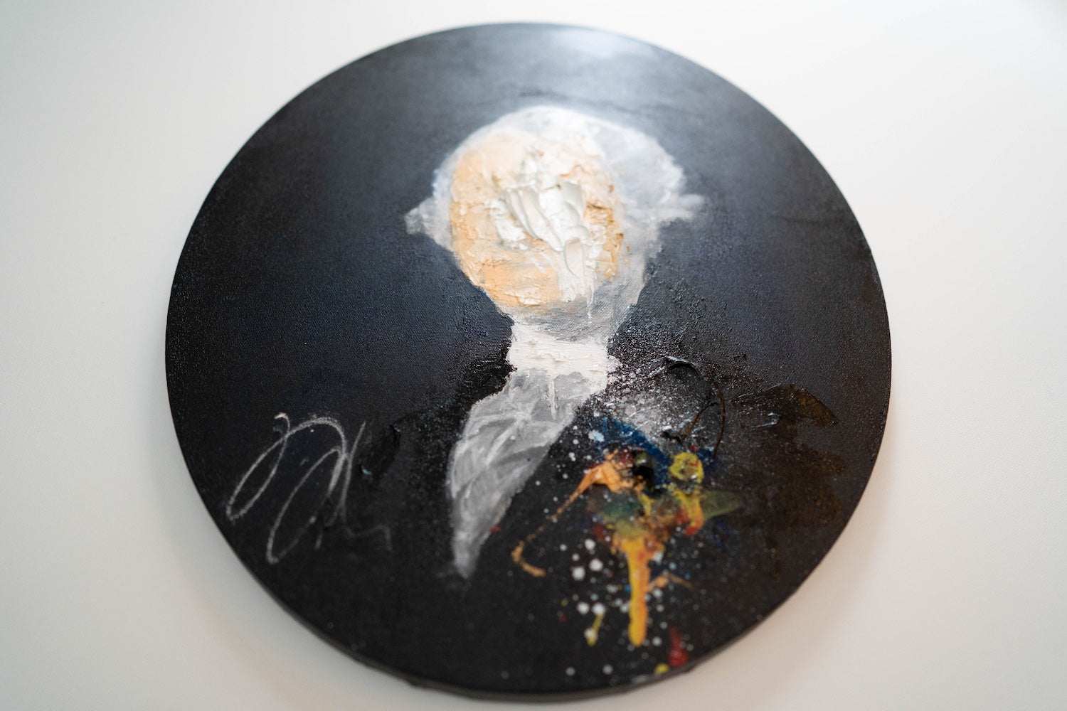 UNTITLED Portrait work (George Washington) contemporary painting art