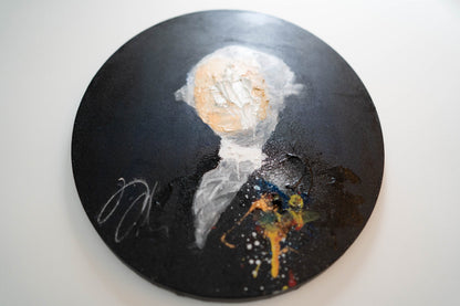 UNTITLED Portrait work (George Washington) contemporary painting art