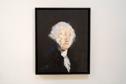 UNTITLED Portrait work(George Washington) contemporary painting art