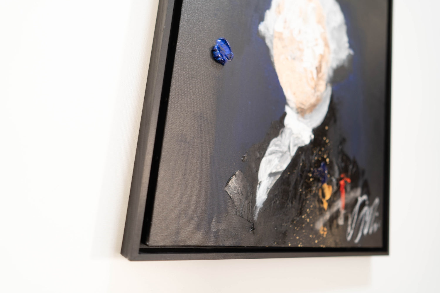 UNTITLED Portrait work (George Washington) contemporary painting art