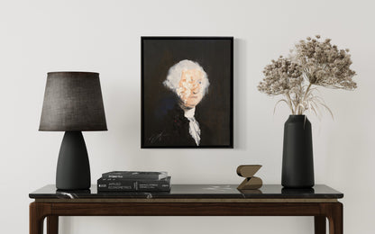 UNTITLED Portrait work(George Washington) contemporary painting art