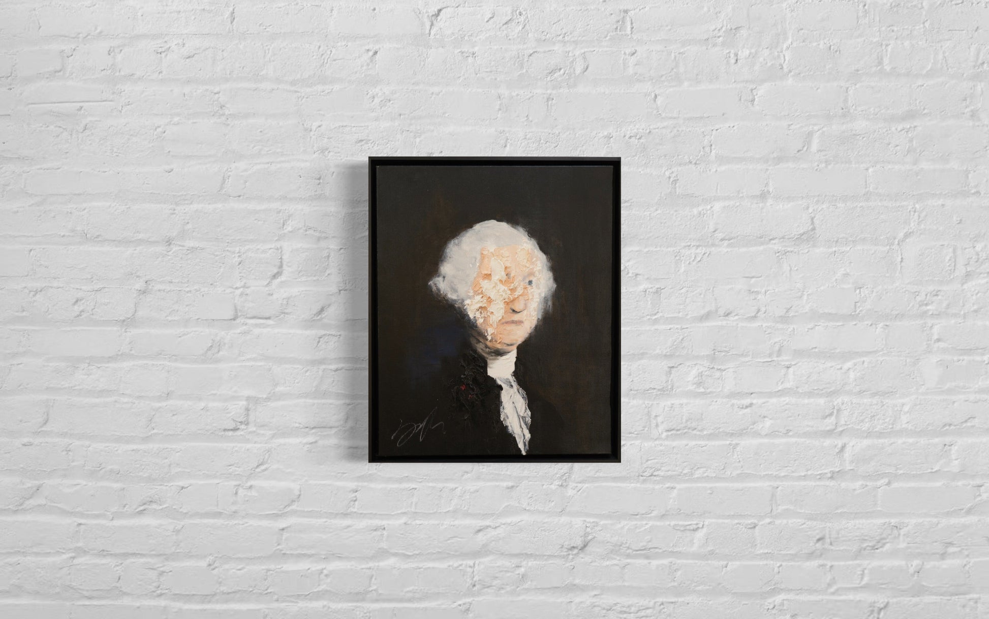 UNTITLED Portrait work(George Washington) contemporary painting art