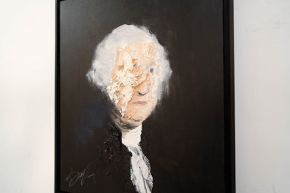 UNTITLED Portrait work(George Washington) contemporary painting art