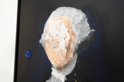 UNTITLED Portrait work (George Washington) contemporary painting art