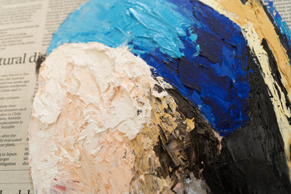 UNTITLED Portrait work (Girl with a Pearl Earring) contemporary painting art