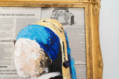 UNTITLED Portrait work (Girl with a Pearl Earring) contemporary painting art