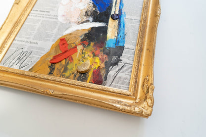 UNTITLED Portrait work (Girl with a Pearl Earring) contemporary painting art