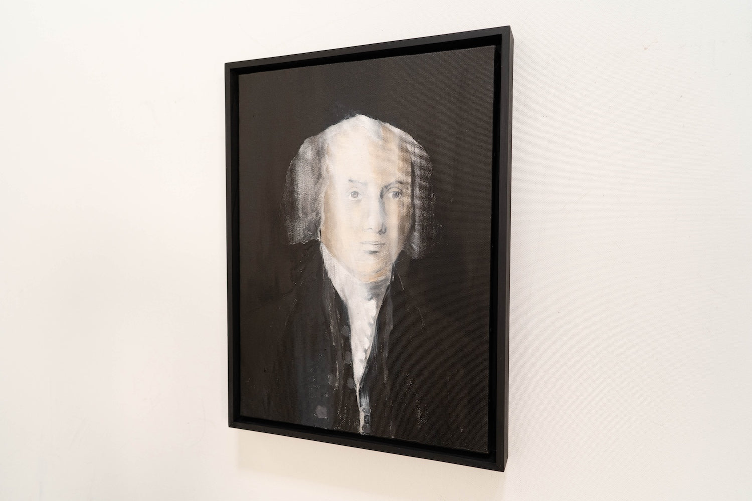 UNTITLED Portrait work (James Madison) contemporary painting art