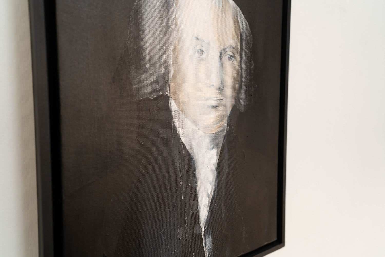 UNTITLED Portrait work (James Madison) contemporary painting art