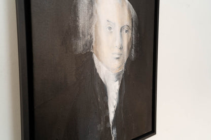 UNTITLED Portrait work (James Madison) contemporary painting art