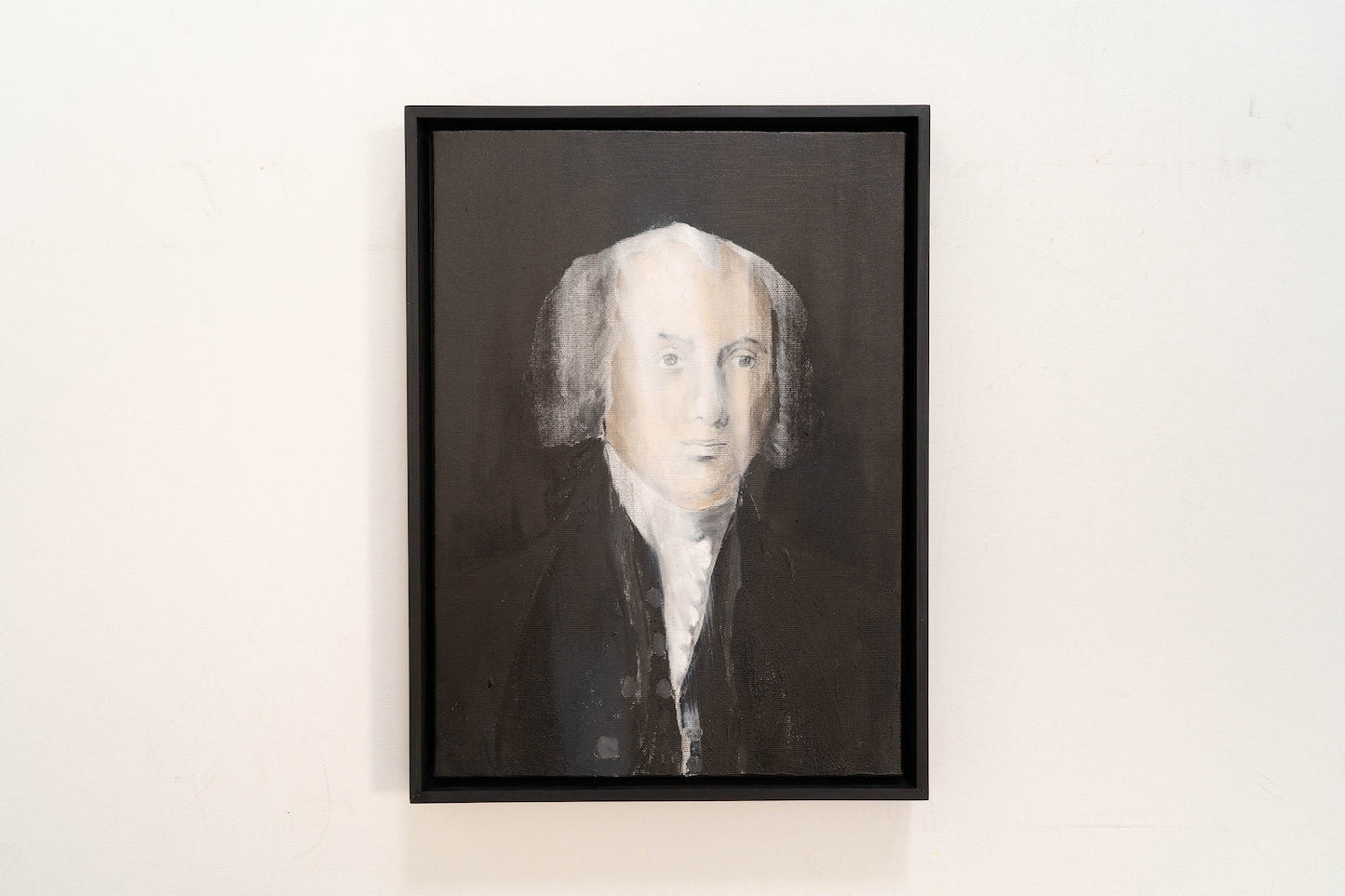 UNTITLED Portrait work (James Madison) contemporary painting art