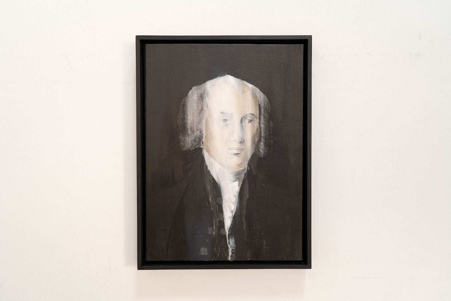 UNTITLED Portrait work (James Madison) contemporary painting art