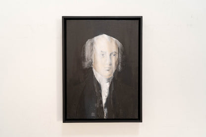 UNTITLED Portrait work (James Madison) contemporary painting art
