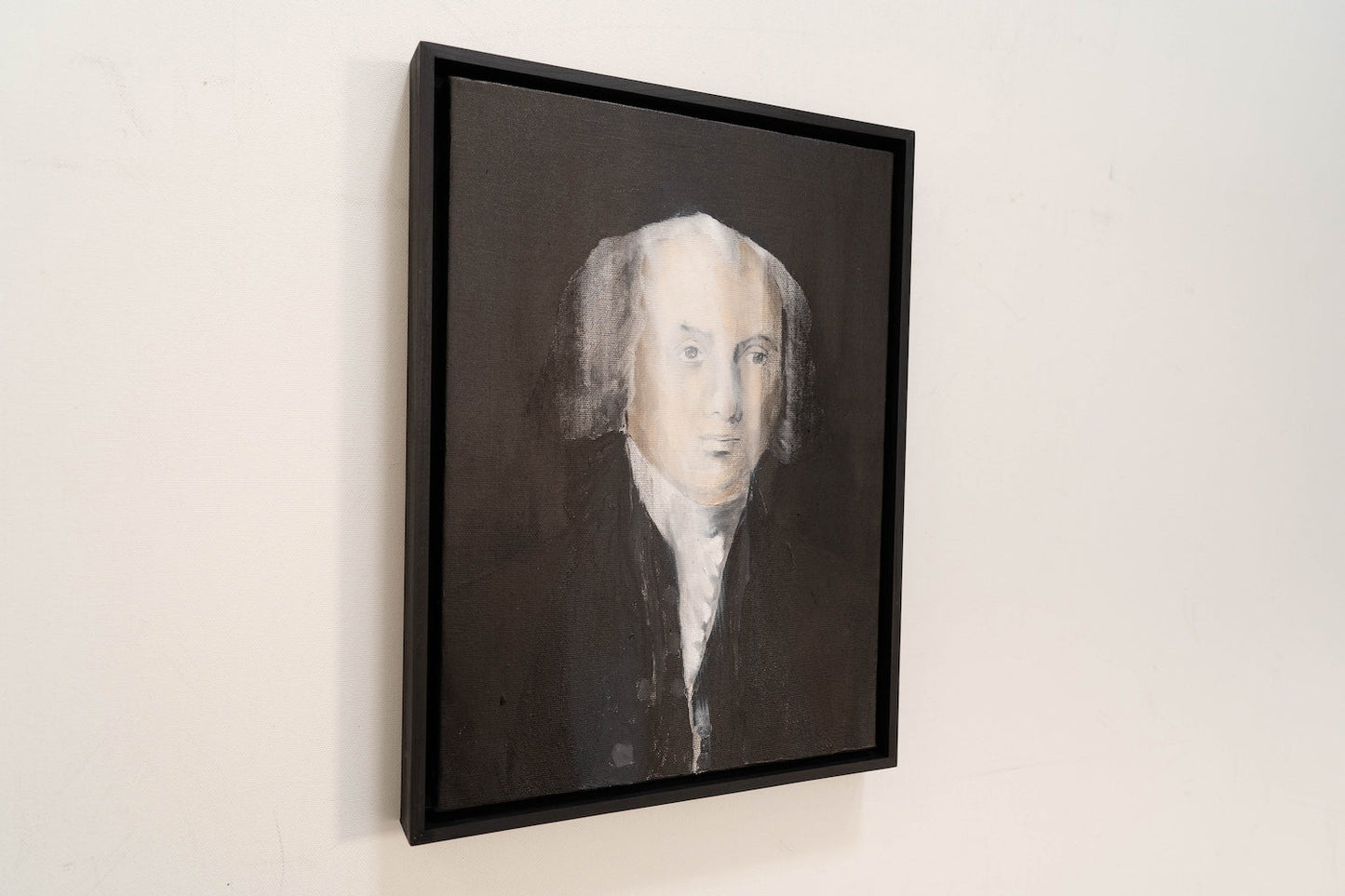 UNTITLED Portrait work (James Madison) contemporary painting art