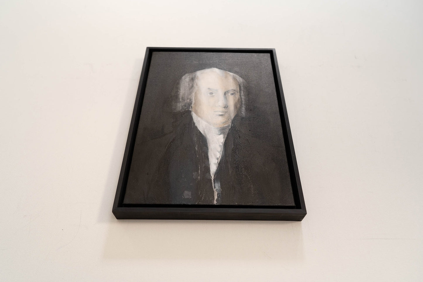 UNTITLED Portrait work (James Madison) contemporary painting art
