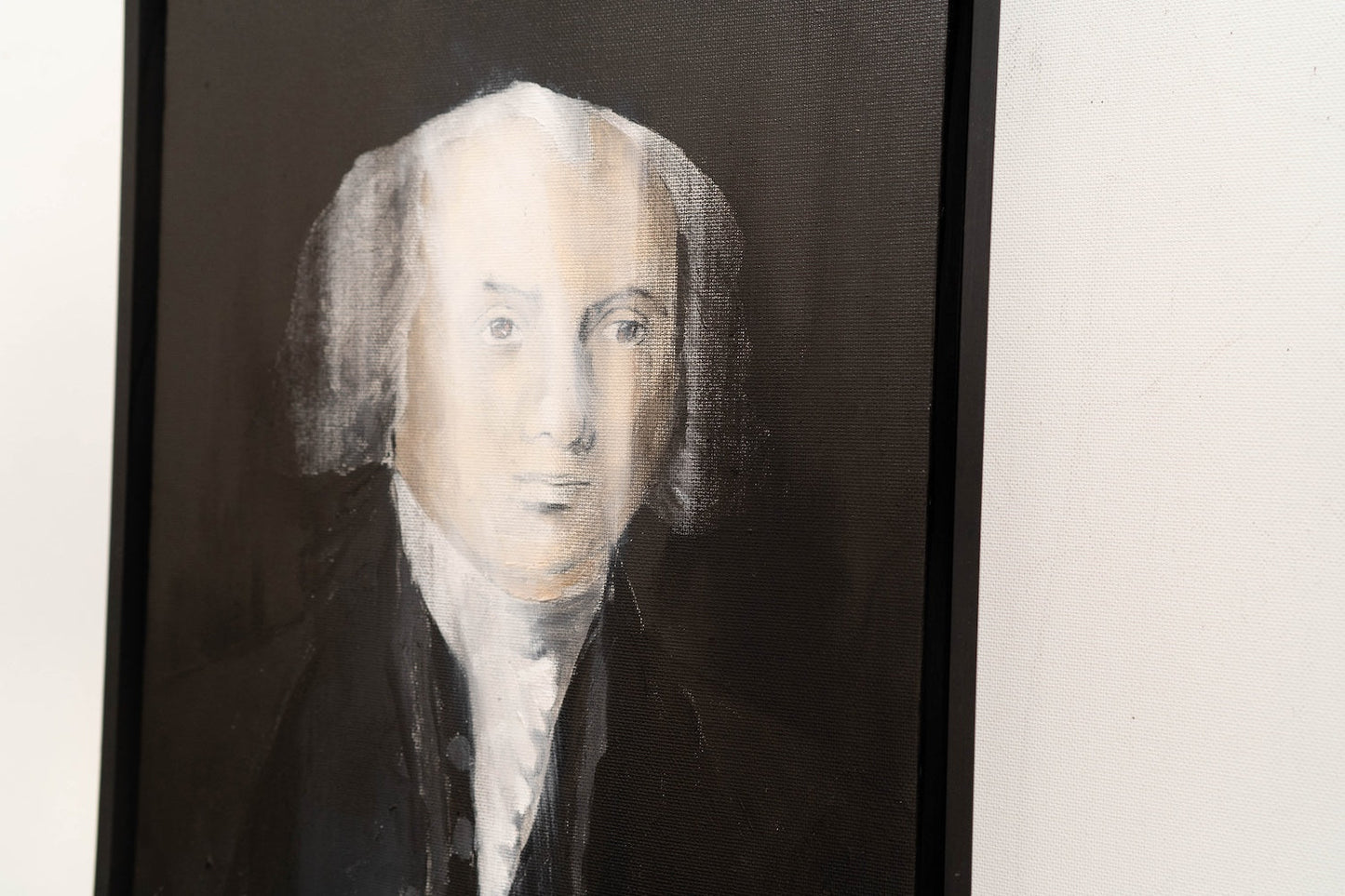 UNTITLED Portrait work (James Madison) contemporary painting art