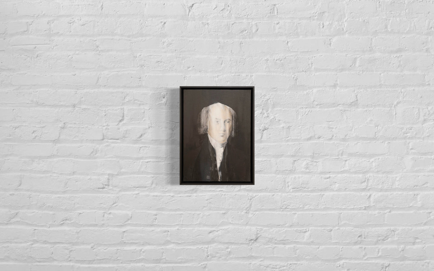 UNTITLED Portrait work (James Madison) contemporary painting art