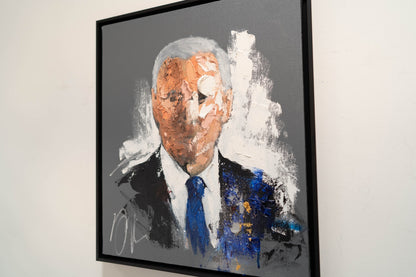 UNTITLED Portrait work (Joe Biden) contemporary painting art
