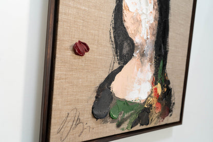 UNTITLED Portrait work (Mona Lisa) contemporary painting art