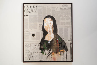 UNTITLED Portrait work(Mona Lisa) contemporary painting art