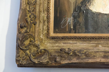 UNTITLED Portrait work (Mona Lisa) contemporary painting art