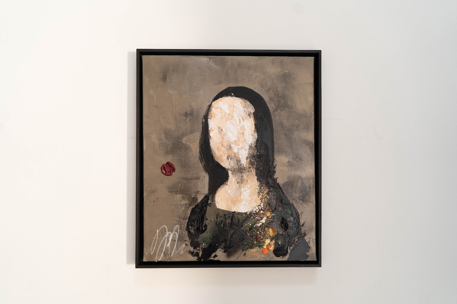 UNTITLED Portrait work (Mona Lisa) contemporary painting art