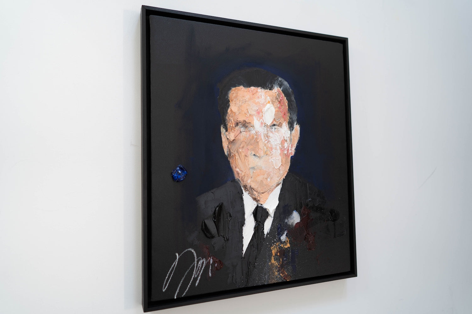 UNTITLED Portrait work (Richard Nixon) contemporary painting art