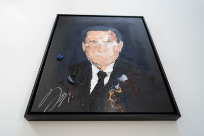 UNTITLED Portrait work (Richard Nixon) contemporary painting art