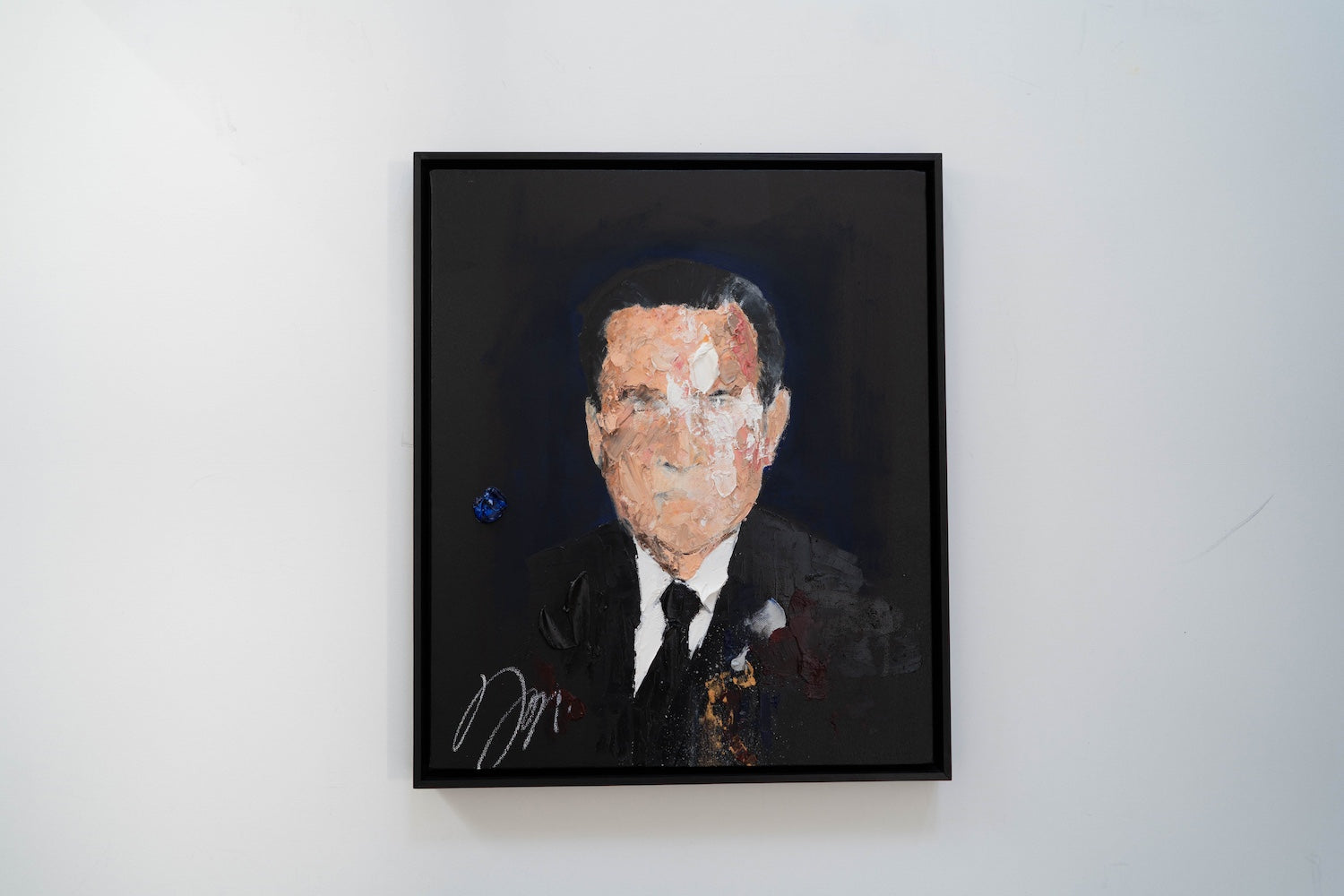 UNTITLED Portrait work (Richard Nixon) contemporary painting art