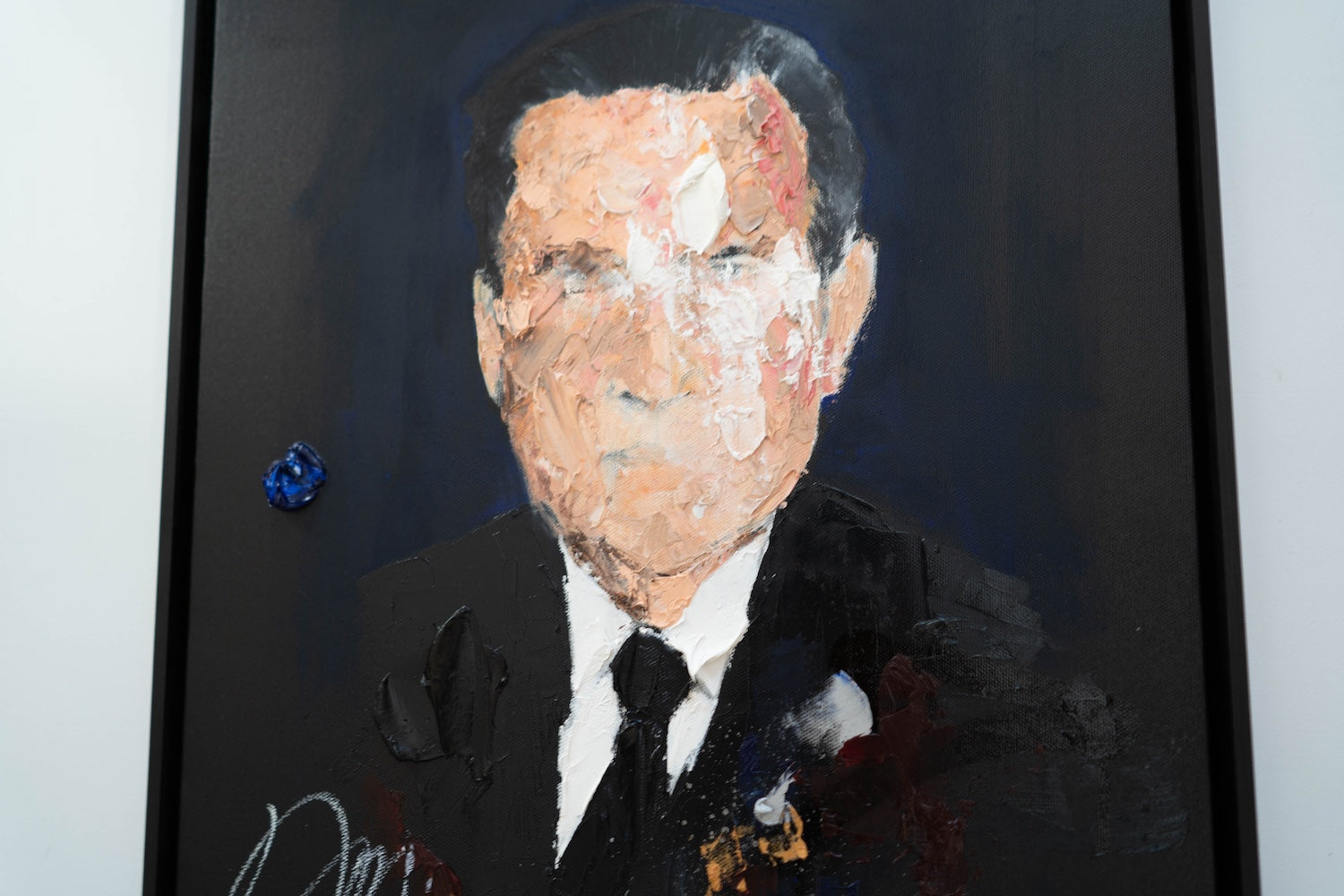 UNTITLED Portrait work (Richard Nixon) contemporary painting art