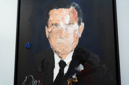 UNTITLED Portrait work (Richard Nixon) contemporary painting art
