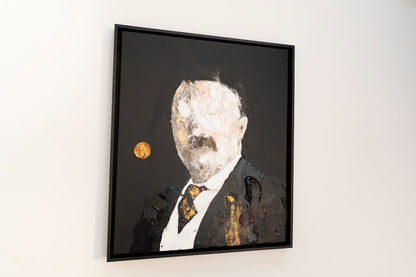 UNTITLED Portrait work (Theodore Roosevelt) contemporary painting