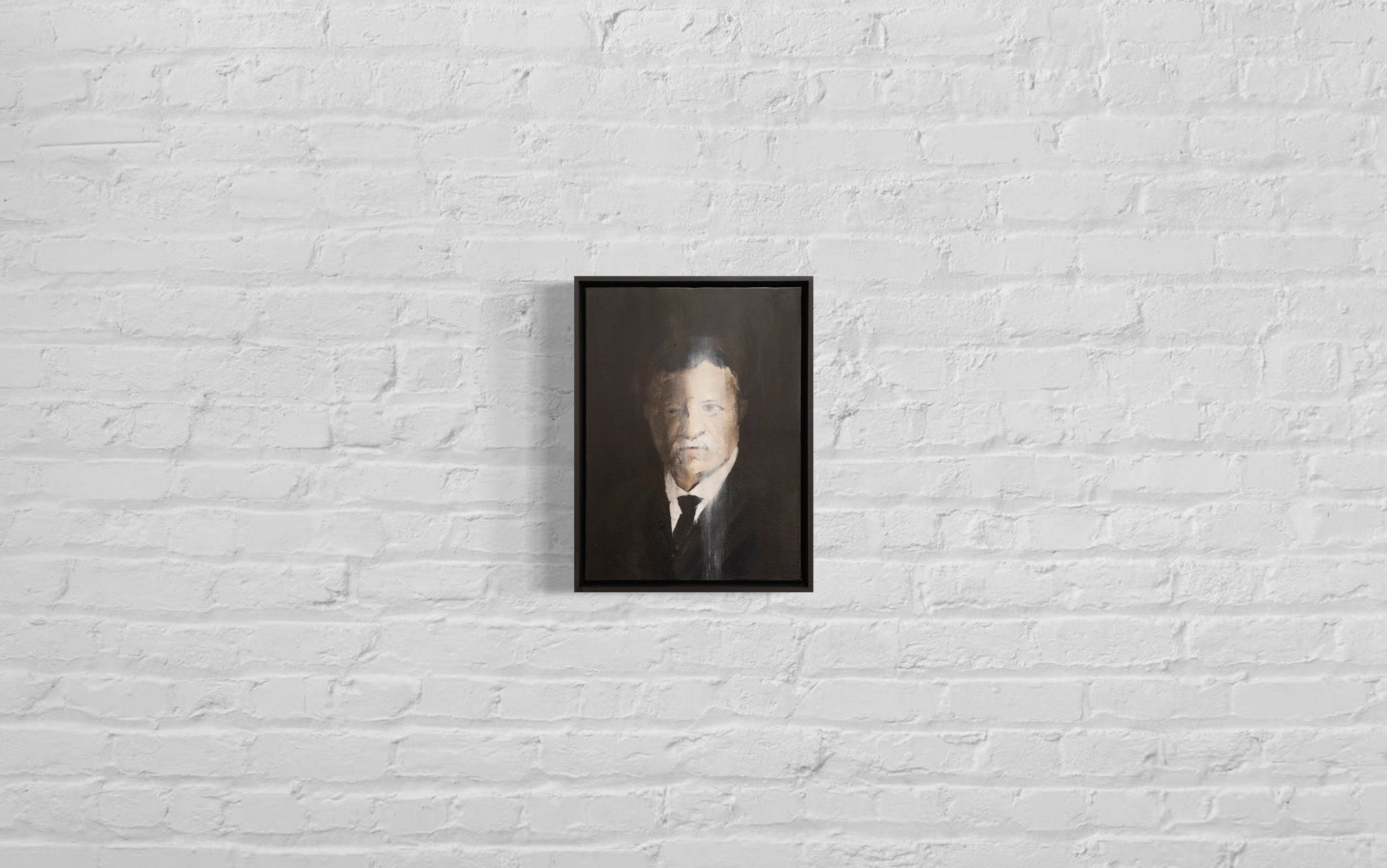 UNTITLED Portrait work (Theodore Roosevelt) contemporary painting