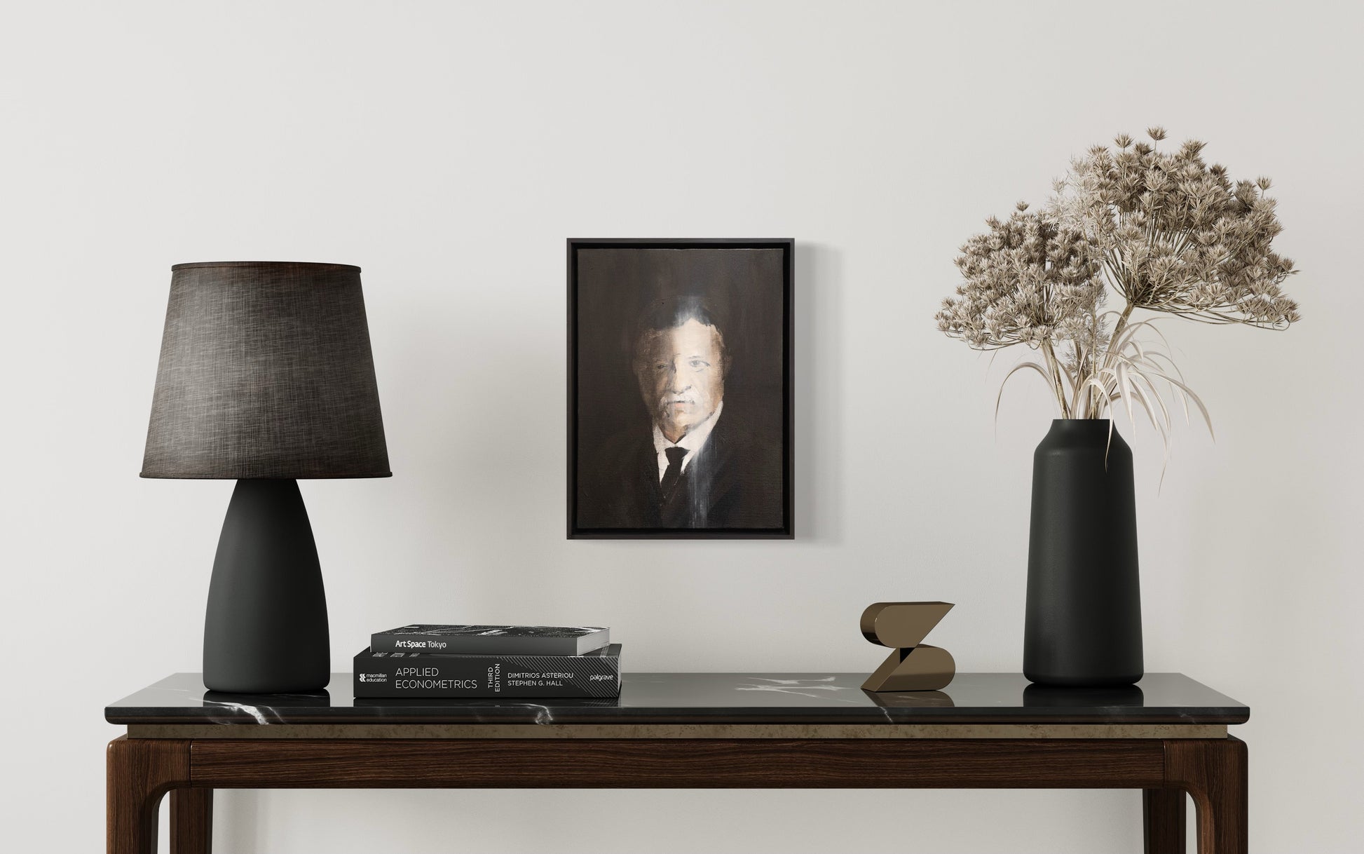 UNTITLED Portrait work (Theodore Roosevelt) contemporary painting