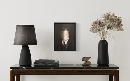 UNTITLED Portrait work (Theodore Roosevelt) contemporary painting