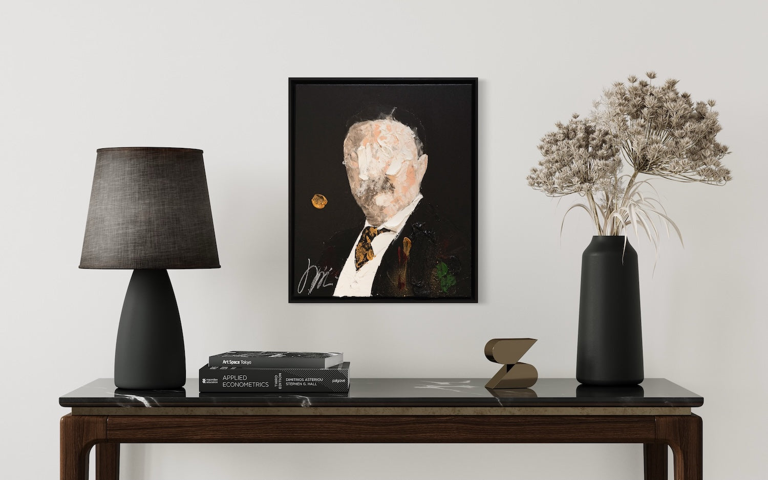 UNTITLED Portrait work (Theodore Roosevelt) contemporary painting art