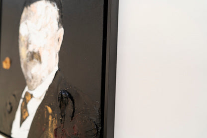 UNTITLED Portrait work (Theodore Roosevelt) contemporary painting