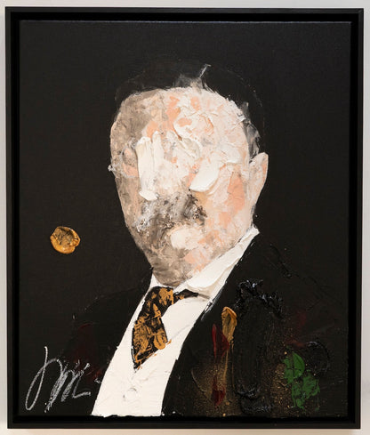 UNTITLED Portrait work (Theodore Roosevelt) contemporary painting art