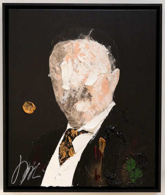 UNTITLED Portrait work (Theodore Roosevelt) contemporary painting art