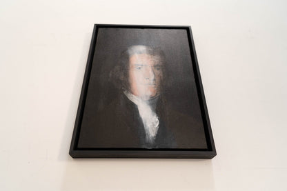 UNTITLED Portrait work (Thomas Jefferson) contemporary painting